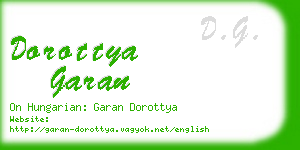 dorottya garan business card